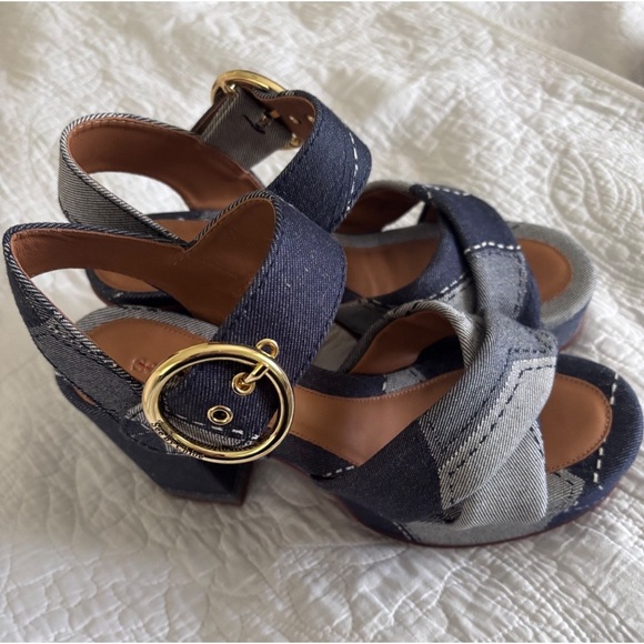 See By Chloe Joei Patchwork Denim
Platform Heels size 39 - Picture 3 of 8